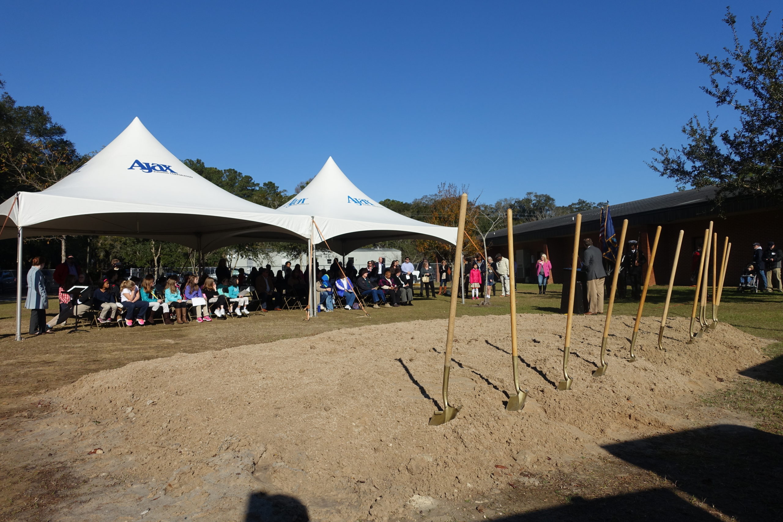 GO to May Howard Elementary breaks ground on new school building
