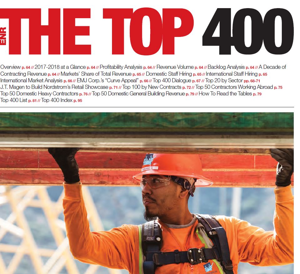 GO to Ajax Lands on ENR’s Top 400 Contractors List