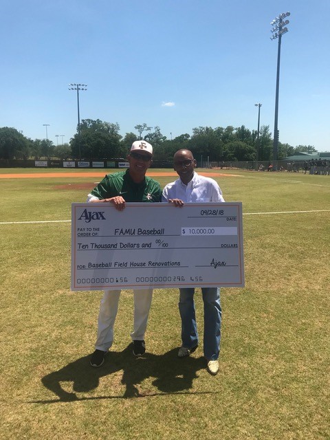 GO to Ajax Donates to FAMU for Baseball Clubhouse Renovations