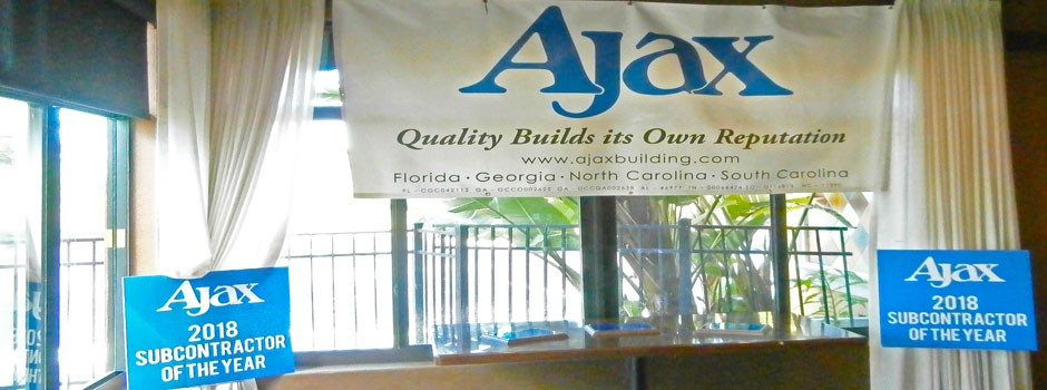 GO to Ajax Building Corporation Awards Best Subcontractors of 2018