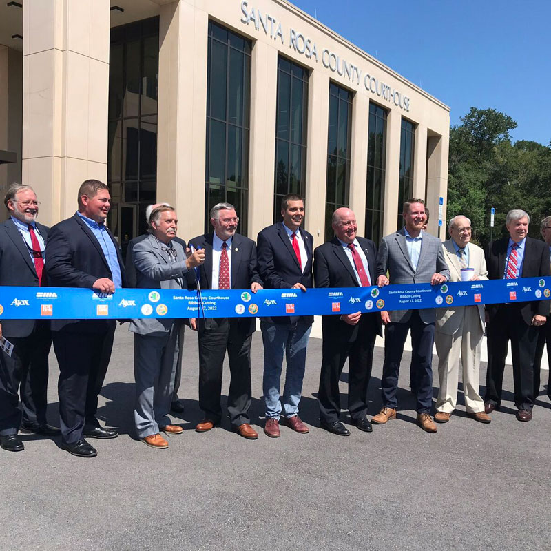 GO to Santa Rosa County cuts ribbon on new courthouse