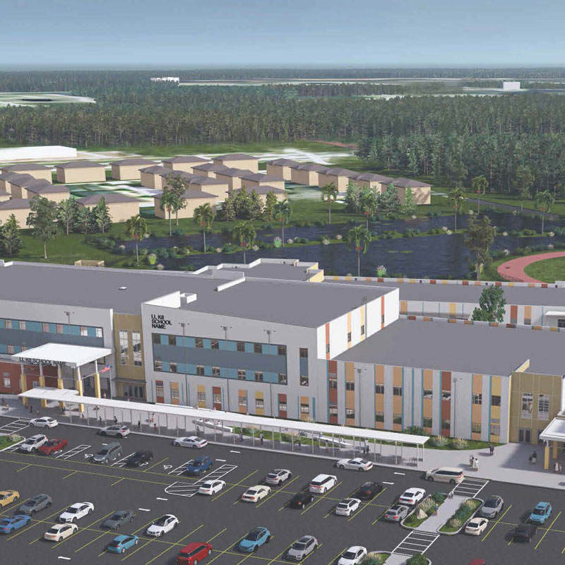 GO to Construction on new Skybrooke Elementary School nearing completion, seats still available for next school year