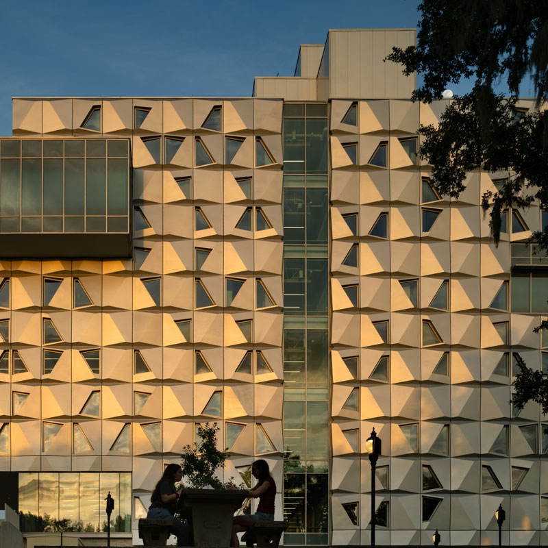 GO to N-RG CLADDING RECOGNIZED IN USGLASS MAGAZINE’S ANNUAL DESIGN AWARDS FOR MALACHOWSKY HALL AT THE UNIVERSITY OF FLORIDA