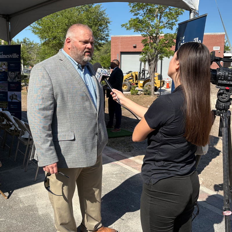 GO to Gainesville police break ground on new $19M evidence facility